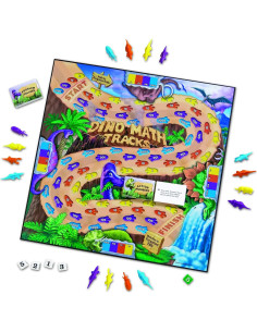 Juego de Pistas Matemáticas Dino Learning Resources - Suma y Resta 2