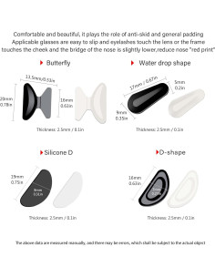 Almohadillas Nasales SooGree 8 Pares Silicona Antideslizante 2