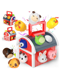 Juguetes Montessori de Animales de Granja SnapGlowz - 10 Piezas