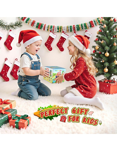 Juguetes Montessori de Animales de Granja SnapGlowz - 10 Piezas