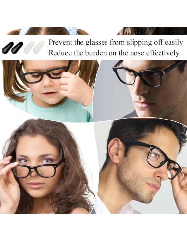 Almohadillas Adhesivas para Gafas SooGree 8 Pares Silicona