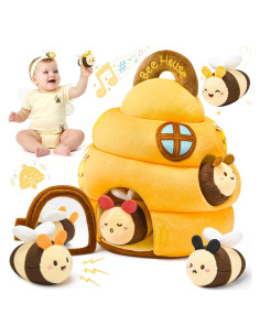 Juguete Colmena Infantil LanBeby con 5 Abejas Sensoriales