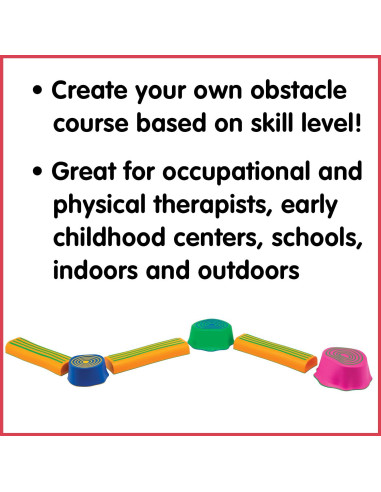 Curso de Obstáculos para Niños Edx Education - 6 Piezas