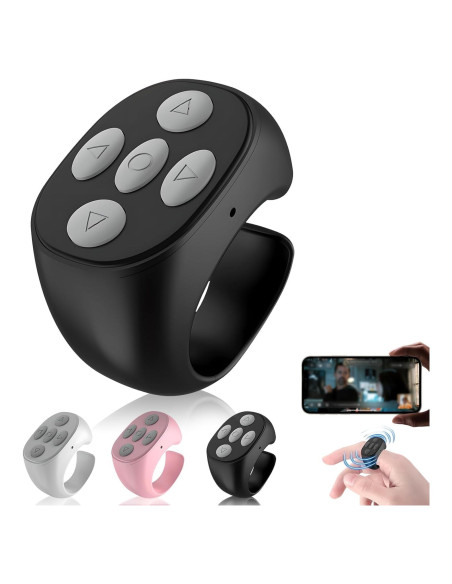 Control Remoto Inalámbrico Bluetooth AULCTR 2026 Negro