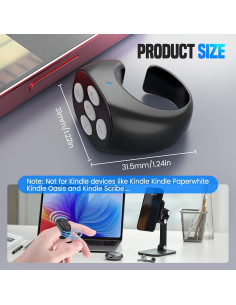 Control Remoto Inalámbrico Bluetooth AULCTR 2026 Negro 2