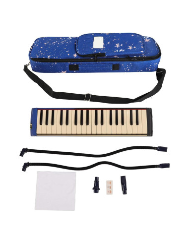 Melodica de aire Aoaoyyphdfg2mx0 con 37 teclas y accesorios