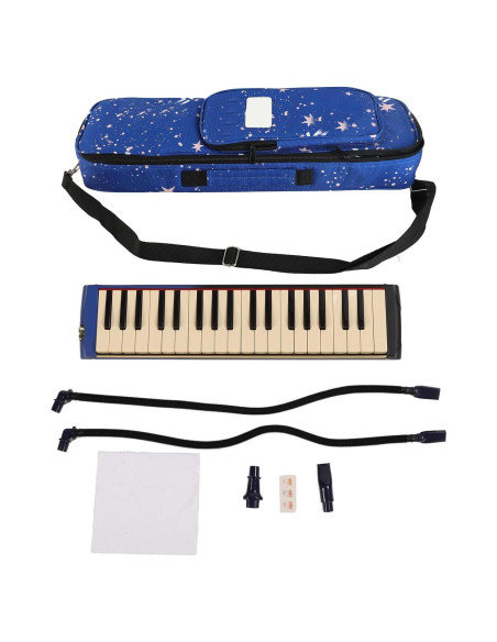 Melodica de aire Aoaoyyphdfg2mx0 con 37 teclas y accesorios