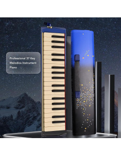 Melodica de aire Aoaoyyphdfg2mx0 con 37 teclas y accesorios 2