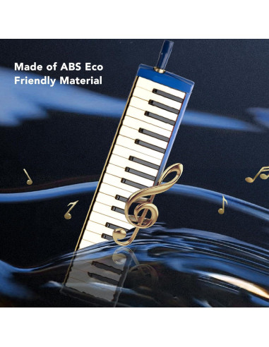 Melodica de aire Aoaoyyphdfg2mx0 con 37 teclas y accesorios