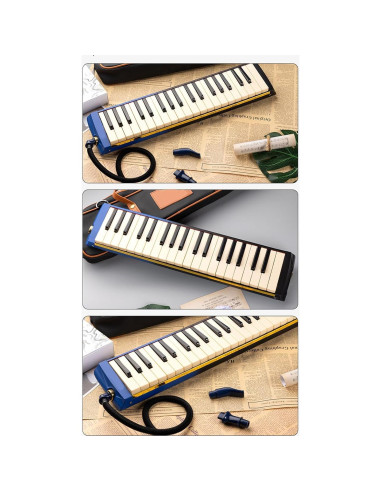 Melodica de aire Aoaoyyphdfg2mx0 con 37 teclas y accesorios