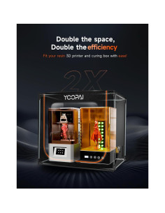 Cubierta de Impresora 3D de Resina YOOPAI Doble Espacio 76.2x50cm 2