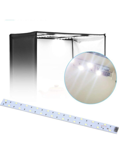 Caja de Luz LED Portátil 20cm Genérico USB para Fotografía