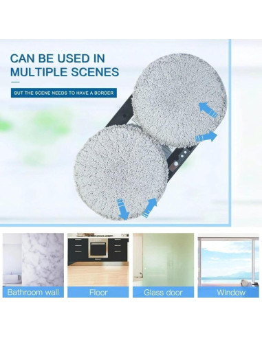 Limpiador de Ventanas Robot Genérico 2800Pa Control Remoto