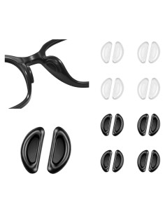 Almohadillas Adhesivas para Gafas SooGree 8 Pares Silicona