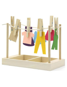 Kiddison Ropa Actividad Montessori con Cuerda - Ejercicio 3+