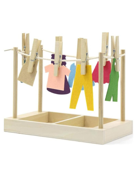 Kiddison Ropa Actividad Montessori con Cuerda - Ejercicio 3+