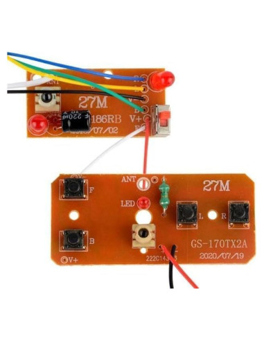 Kit de Control Remoto Bidireccional Jowxsx 2 Piezas 27MHz
