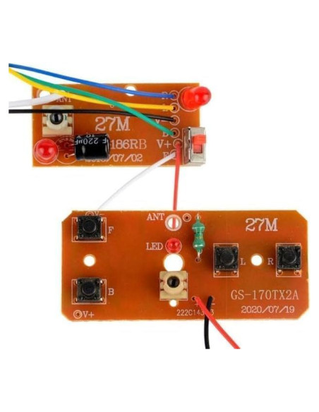 Kit de Control Remoto Bidireccional Jowxsx 2 Piezas 27MHz