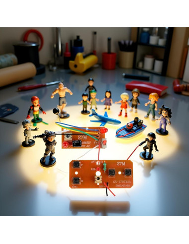 Kit de Control Remoto Bidireccional Jowxsx 2 Piezas 27MHz