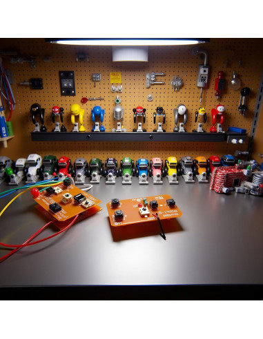 Kit de Control Remoto Bidireccional Jowxsx 2 Piezas 27MHz