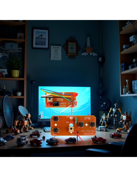 Kit de Control Remoto Bidireccional Jowxsx 2 Piezas 27MHz