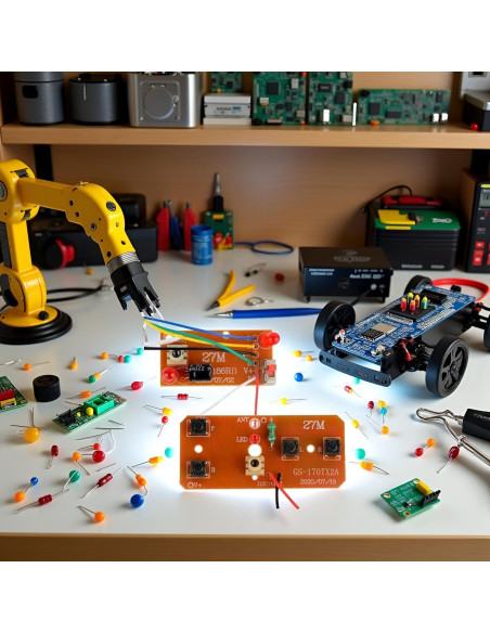 Kit de Control Remoto Bidireccional Jowxsx 2 Piezas 27MHz