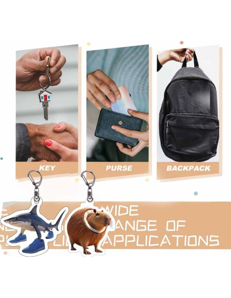 24 Llavero de Peluche Mitológico IA - Animales Divertidos 2-3"