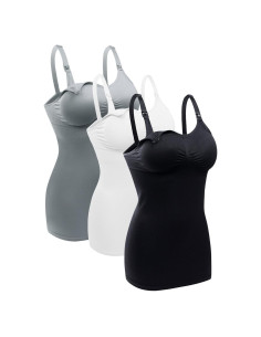 Camiseta de Lactancia BRLIDO con Sujetador Incorporado - Maternidad