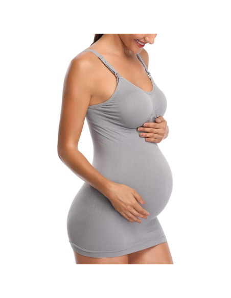 Camiseta de Lactancia BRLIDO con Sujetador Incorporado - Maternidad