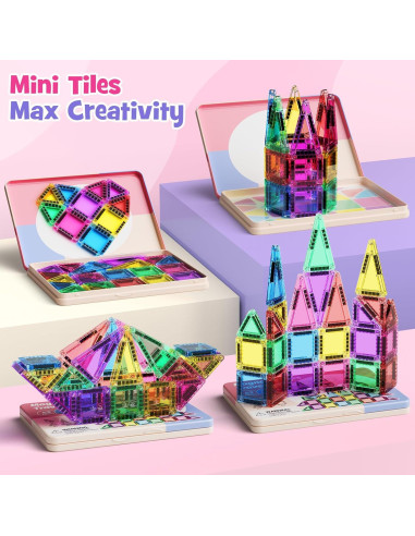 Juego de Azulejos Magnéticos Portátiles WMXDU 42PCS 3+ Años