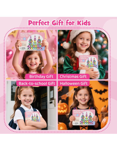 Juego de Azulejos Magnéticos Portátiles WMXDU 42PCS 3+ Años