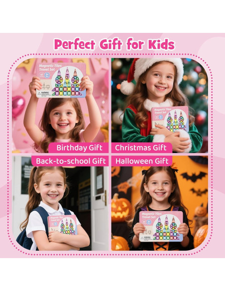 Juego de Azulejos Magnéticos Portátiles WMXDU 42PCS 3+ Años