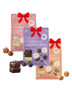 Galletas de Lactancia Boobie - Veganas, Sin Gluten, 3 Paquetes