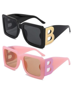 Gafas de sol cuadradas PORADAY UV400 para unisex