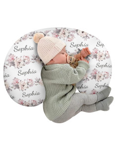 Funda de Almohada de Lactancia Rucekia Personalizable Floral