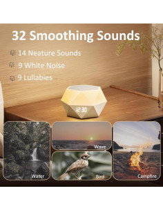 Máquina de Ruido Blanco KIMIYOO KMY007 con Luz Nocturna 2