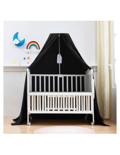 Carpa para dormir Mengersi Blackout para cuna y viaje - Negro