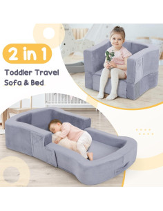 Cama de Viaje Plegable Whiffee para Niños hasta 101.6 cm 2