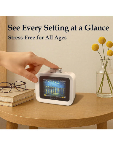 Dekala AuraDot Máquina de Sonido Blanco con Monitor de Temperatura