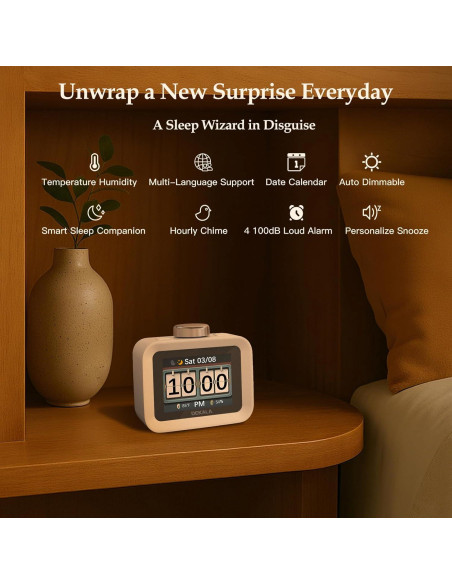 Dekala AuraDot Máquina de Sonido Blanco con Monitor de Temperatura