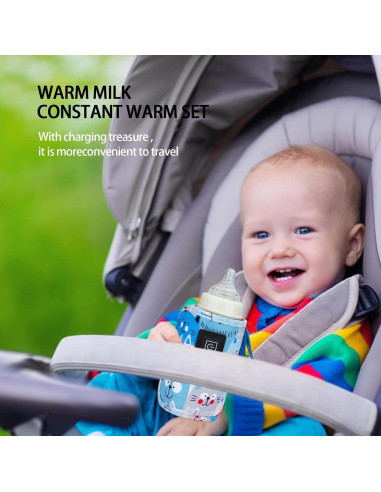 Calentador de Botellas USB Portátil MODGAL - Bolsa Térmica 3 Niveles