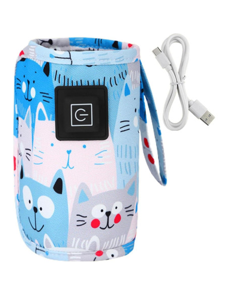 Calentador de Botellas USB Portátil MODGAL - Bolsa Térmica 3 Niveles