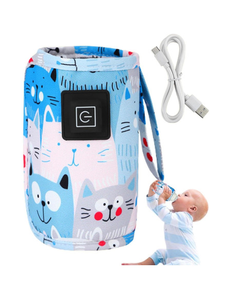 Calentador de Botellas USB Portátil MODGAL - Bolsa Térmica 3 Niveles