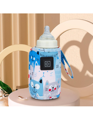 Calentador de Botellas USB Portátil MODGAL - Bolsa Térmica 3 Niveles