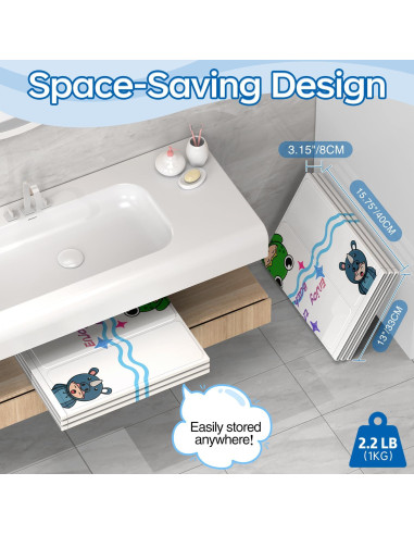 Bañera Plegable para Niños WAVYEASE 40x55 CM Inmersión