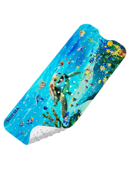 Alfombrilla de Baño Antideslizante Elisstaence Tortuga 101.6x40.6cm