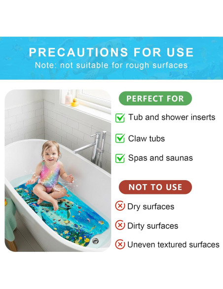 Alfombrilla de Baño Antideslizante Elisstaence Tortuga 101.6x40.6cm