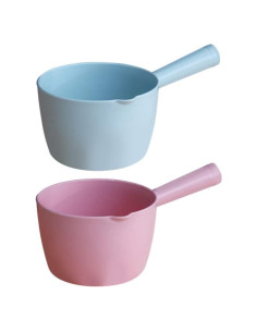 Cucharón de Agua de Plástico Angoily - 2 Piezas para Baño y Cocina