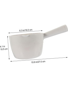 Cucharón de Agua de Plástico Angoily - 2 Piezas para Baño y Cocina 2