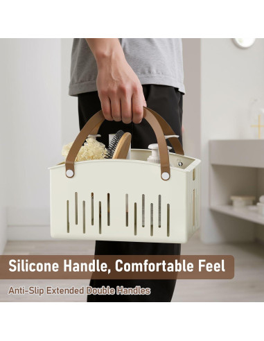 Cesta de Ducha Plegable Delamu con Asa Antideslizante 27.94x18.03cm